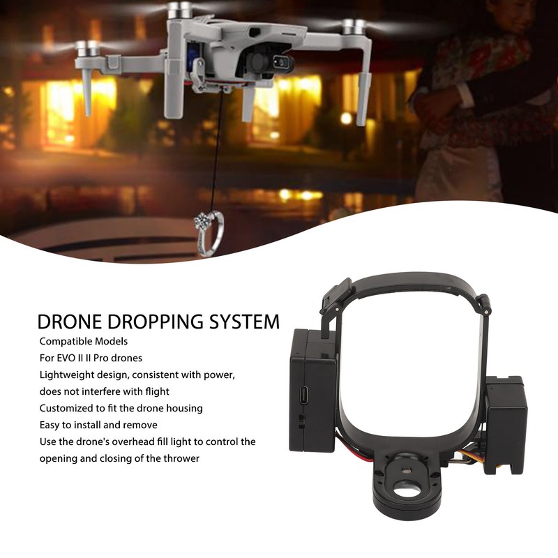 Drone Payload Drop Device Clip Delivery Transport Drone Airdrop System