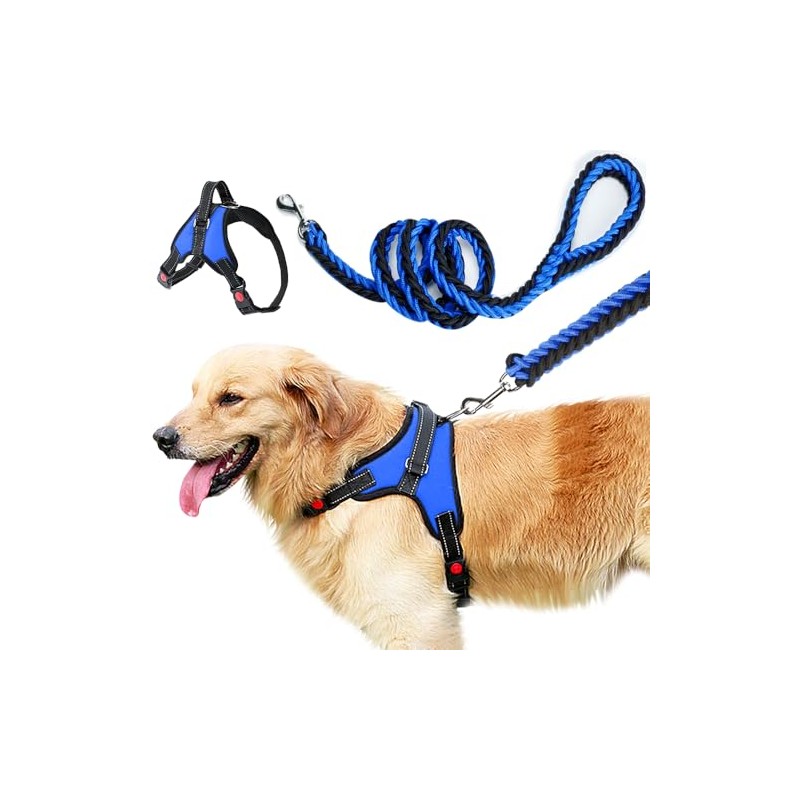 Jasonwell Collar para Perro - Pequeño Mediano Grande Pechera para