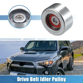 uxcell 2pcs Idler Pulley for Lexus ES350 GS350 GS450h IS350 RX350 2007-2021 for Toyota 4Runner Camry Tacoma RAV4 Tundra Highlander Sienna 2003-2021 Drive Belt Idler Pulley No.16604-31020