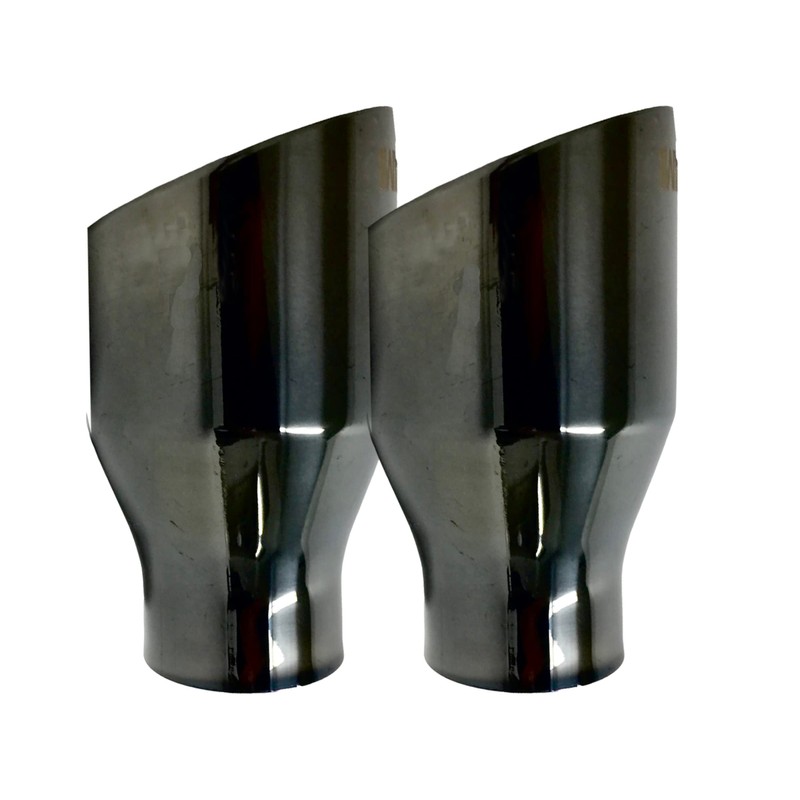 2.5" to 4" NETAMI Exhaust Tip Stainless Steel Double Wall