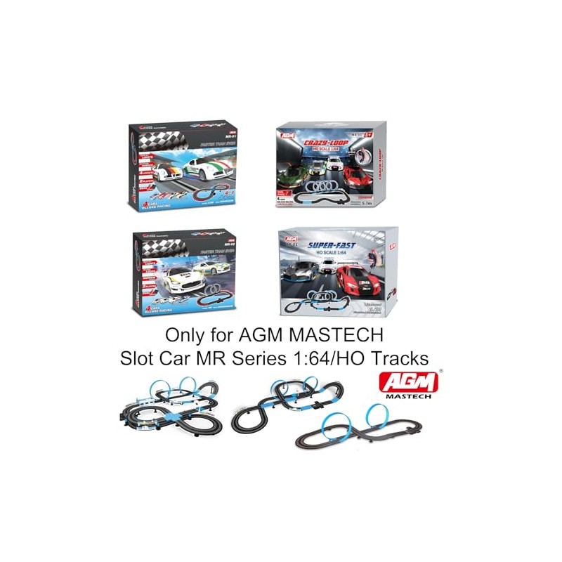 AGM MASTECH Extension Set #2-8 Piece Curved Track Expansion Accessory