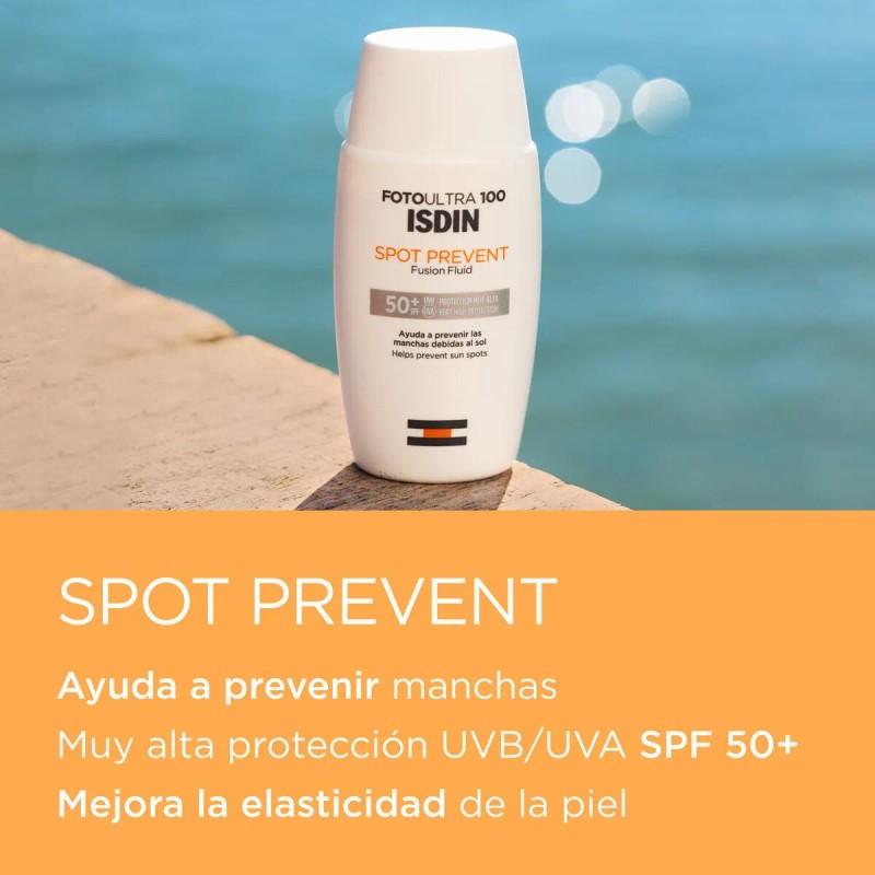 Protector Solar Isdin Fusion Fluid Fps Spot Prevent Crema