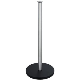 JQK Toilet Paper Storage Stand, 304 Stainless Steel Thicken 0.8mm Tissue Reserve Holder Dispenser for Bathroom, Brushed Steel, TPS180-BN
