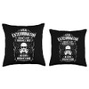 Pest Control When He's Done Pest Controller Exterminator Throw Pillow