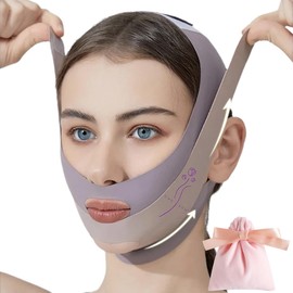 GGUFAY Beauty Face Shaping Schlafmaske, mit V-förmigem Gesicht V-Linien-Design, geeignet für alle Gesichtsformen, hilft bei der Nachtformung und schafft exquisite Gesichtskonturen