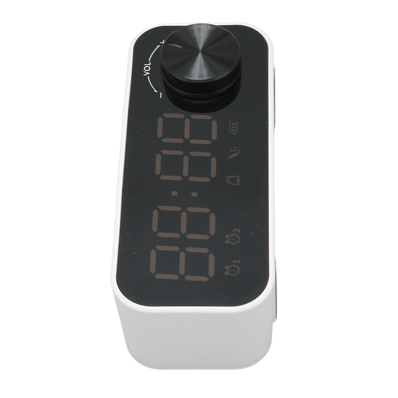 Bluetooth Speaker Alarm Clock Radio Digital LED Display Subwoofer Mini
