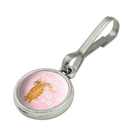 Guess What Cat Butt Antiqued Charm Clothes Purse Suitcase Backpack Zipper Pull Aid