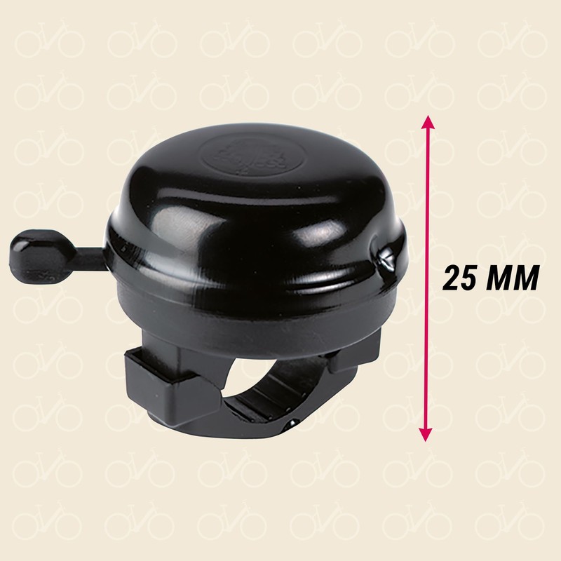 Prophete Bell 5155 - Campanello per Bicicletta, Nero, Taglia L