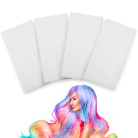 Hair Mesh Sheets - 100 Reusable Mesh Strips - Hair Meche Sheets for Hair Dye Hair Bleach - Professional Hair Color Mesh Foil Sheets - Ombre Hair Color - Balayage Tools
