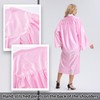 TngHui Unisex Shiny Pink Graduation Gown Cap with Tassel 2024