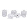 Relaxdays Toilet Brush Heads Set of 5 Loose Toilet Brushes