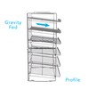 Atlantic Gravity-Fed Compact Double Canrack – Kitchen Organizer, Durable Steel
