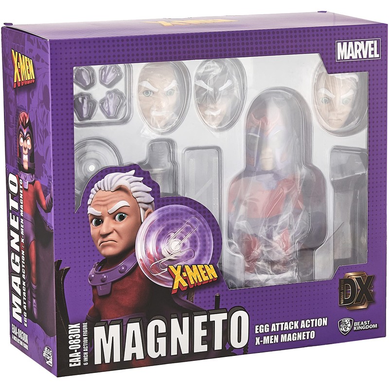 Beast Kingdom X-Men: Magneto EAA-083DX Deluxe Egg Attack Action Figure,