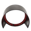 Front Grille Emblem Logo Ring Glossy Black Exterior Badge Decoration