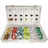 VCT 120pc Low Profile Mini Blade Fuse Assortment Set Auto