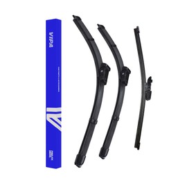 Premium Vipa Wiper Blade Set | fits: Skoda Kamiq SUV (Sep 2019 Onwards) | All-Weather Performance | Durable, Streak-Free Windshield Wipers | Easy Installation