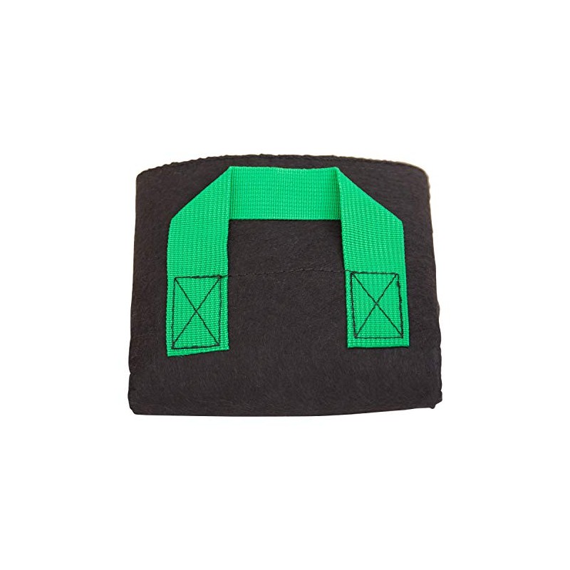 HORTOSOL Plant Bag Black Green (10 Litres - Diameter 22