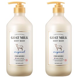 Shower Mate Goat Milk Body Wash Original, 800ml, 2 pcs / 샤워메이트 산양유 바디워시 오리지널, 800ml, 2개