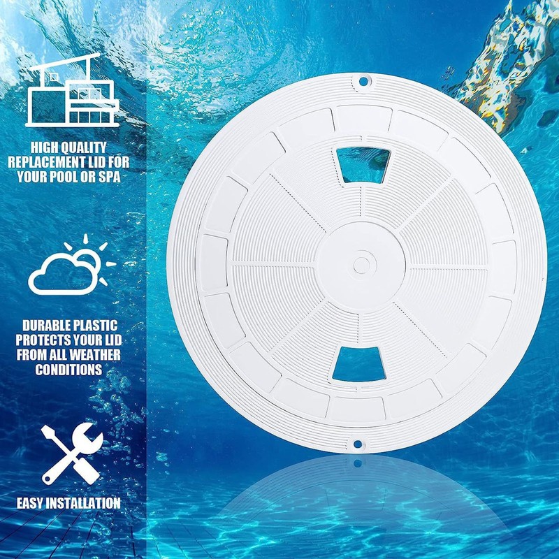 10in Skimmer Cover ABS Effective Filtering Skimmer Lid for Hayward