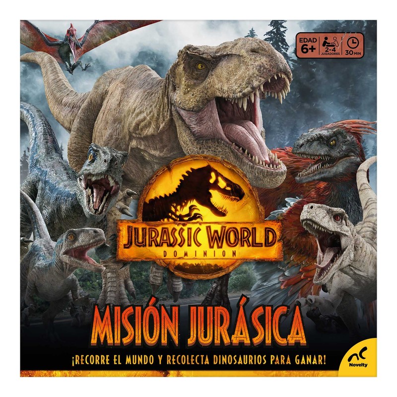 Novelty Juego de Mesa Dino Expedición Jurassic World Dom