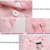 Yitengteng Ballet Backpack Rainbow Prints,Ittle Girls Ballerina Bag,Adorable Pink Kids