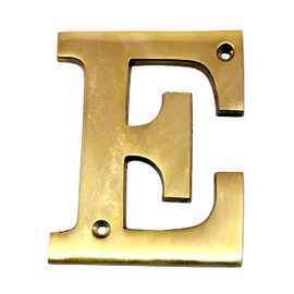 esplanade Brass House Hotel Door Name - Wall Door Plaque Alphabet Letter "Z" - 4" Inches ("E" Alphabet - 4)