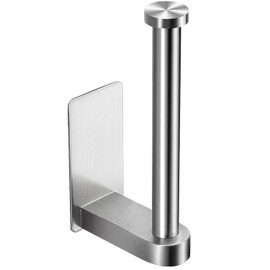 YIGII Self Adhesive Toilet Paper Holder - Bathroom Toilet Paper Holder Stand no Drilling Stainless Steel Brushed