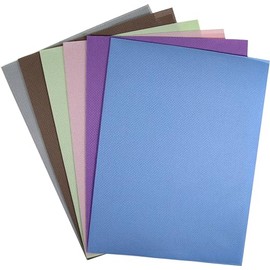 KCS 6 pc of 12" x 18" (30cmx45cm) Counted Cotton Aida Cloth Cross Stitch Fabric(14CT- Color #10)