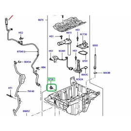 GENUINE LAND ROVER ENGINE OIL DRAIN PLUG RANGE ROVER LR3 SPORT LR4 VELAR OEM NEW LR073675