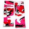 BAY Sports Camouflage 2 x Elastic Foot Wraps (Pink, Black,