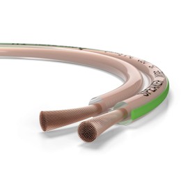 Oehlbach Speaker Wire SP-15 Stereo Hi-Fi Speaker Cable with OFC (Oxygen-Free Copper) 2 x 1.5 mm² Mini Coil Speaker Cable 20 m Crystal Clear