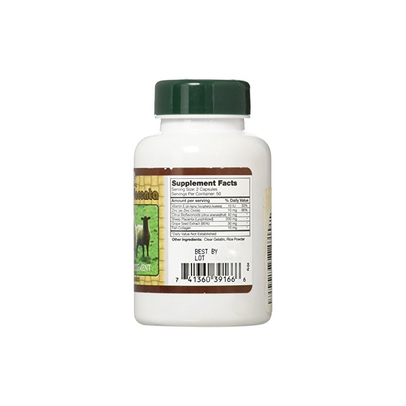 Sheep Placenta Complex 100 Capsules,FRESH , New Item Good Product