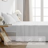 JELLYMONI Fitted Sheet King Cotton White 1pc Easy-Fit 16 Inch