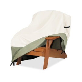 Owlcover Patio Adirondack Chair Cover 30 W x 34 D x 36 H inches,600D Heavy Duty Waterproof Outdoor Chair Covers,Patio Furniture Covers for Adirondack Chair,Beige