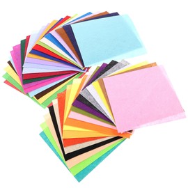 jojofuny 40pcs Colorful Felt Fabric Sheets for DIY Craft Projects for Patchwork Sewing and Art Classes