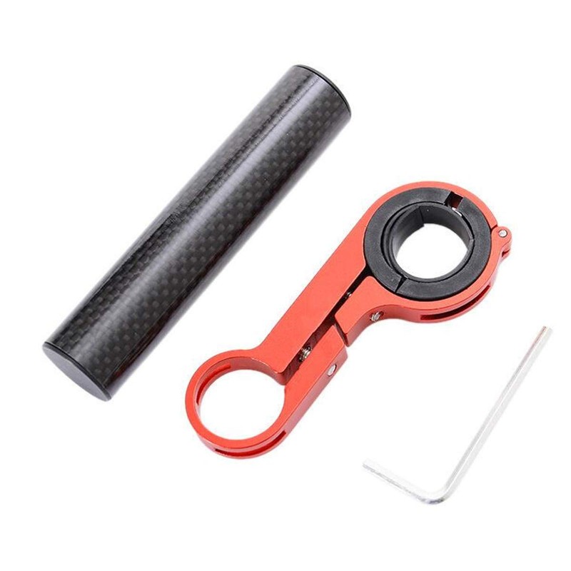 Homieco Bicycle Handlebar Extender Carbon Fiber Single Clamp Extension Mount