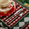 Alata Potter 20-Piece Forged Silverware Set Stainless Steel Flatware Set