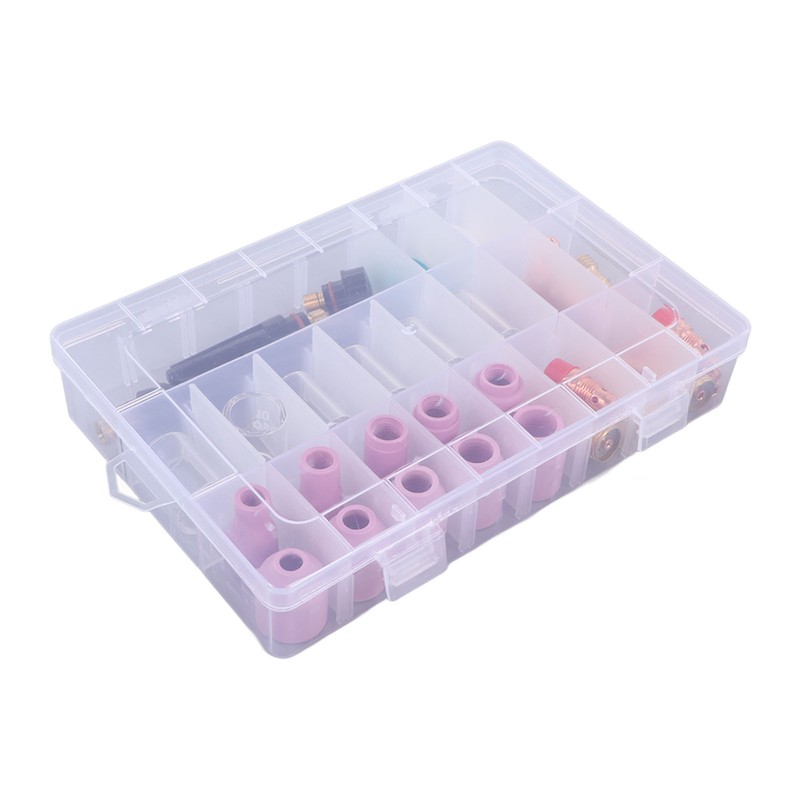 55 Pcs Set TIG Welding Consumables Ceramic Nozzle Heat Resistant