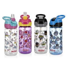 Nuby Tritan Flip It Straw Drinking Cup, 540 ml Capacity