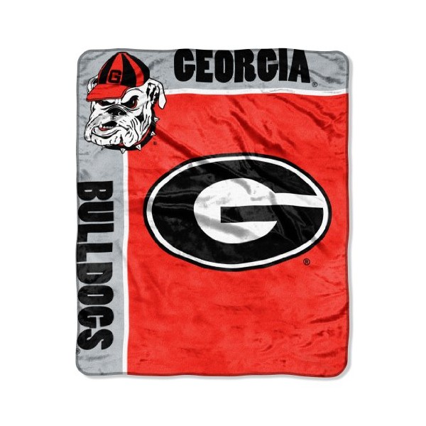 The Northwest Company Georgia Bulldogs "School Spirit" Raschel Throw Blanket, 50" x 60" , Red