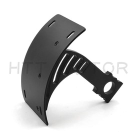 HTTMT MT360-02-BK Black Vertical Curved Mount License Plate Bracket Tag Holder Compatible with 2005-2012 CBR 600RR 2004-2013 CBR 1000RR 2011-2012 CBR 600RR ABS