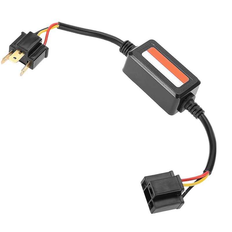 2pcs Car LED Headlight Decoder Radio Audio Anti Interference Error