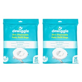 DEWIGGLE Disposable Potty Liners (Universal Fits All Types of Potty Chair, 60, Count)