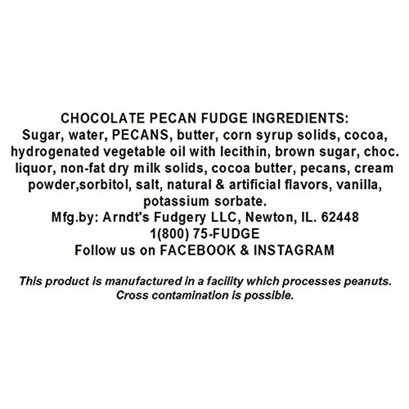 Home Made Creamy Chocolate Pecan Fudge - 24 OZ Gift