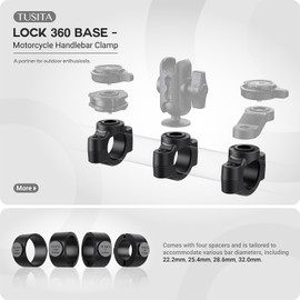 TUSITA Lock 360 Base Motorcycle Handlebar Clamp