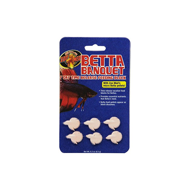 Zoo Med Laboratories AZMBB7 Betta Banquet Blocks