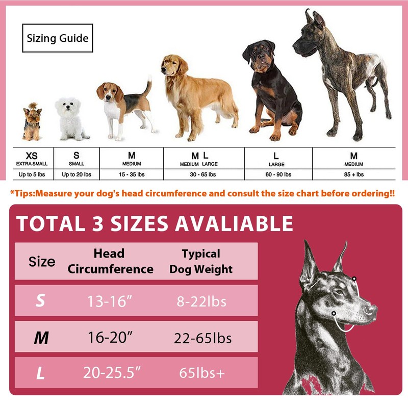 ZOHAN Dog Ear Muffs for Noise Protection, Comfort Dog Noise