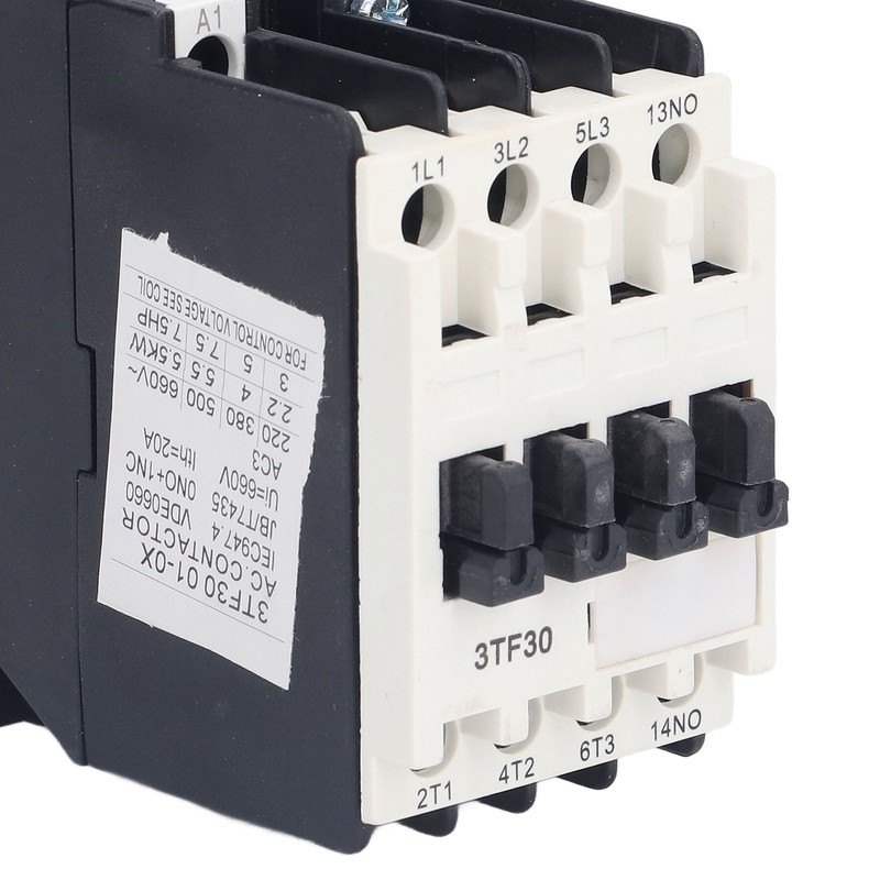 AC Contactor DIN Rail Mount Circuit Control Contactor 50Hz 9A