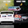 CNhoqc CNhoqc New Student Driver Magnet - 4pcs Funny Black