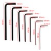 AXTZWKL 7Pcs/Set Hexagon Hex Allen Key Set Wrench Screwdriver Tool